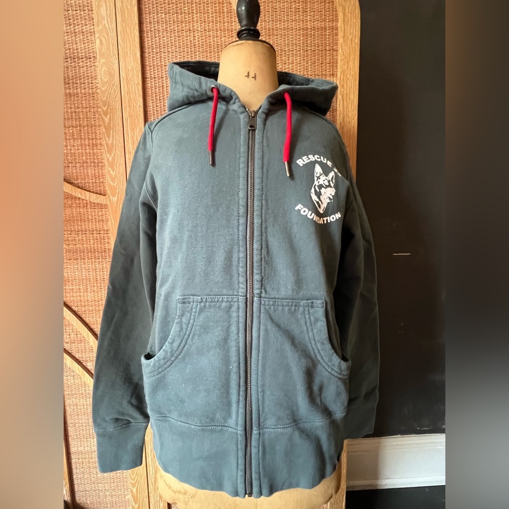 American Giant Blue Rescue 22 Foundation Hoodie Jacket